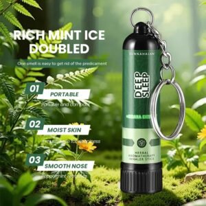 single board keychain with green nose inhalation