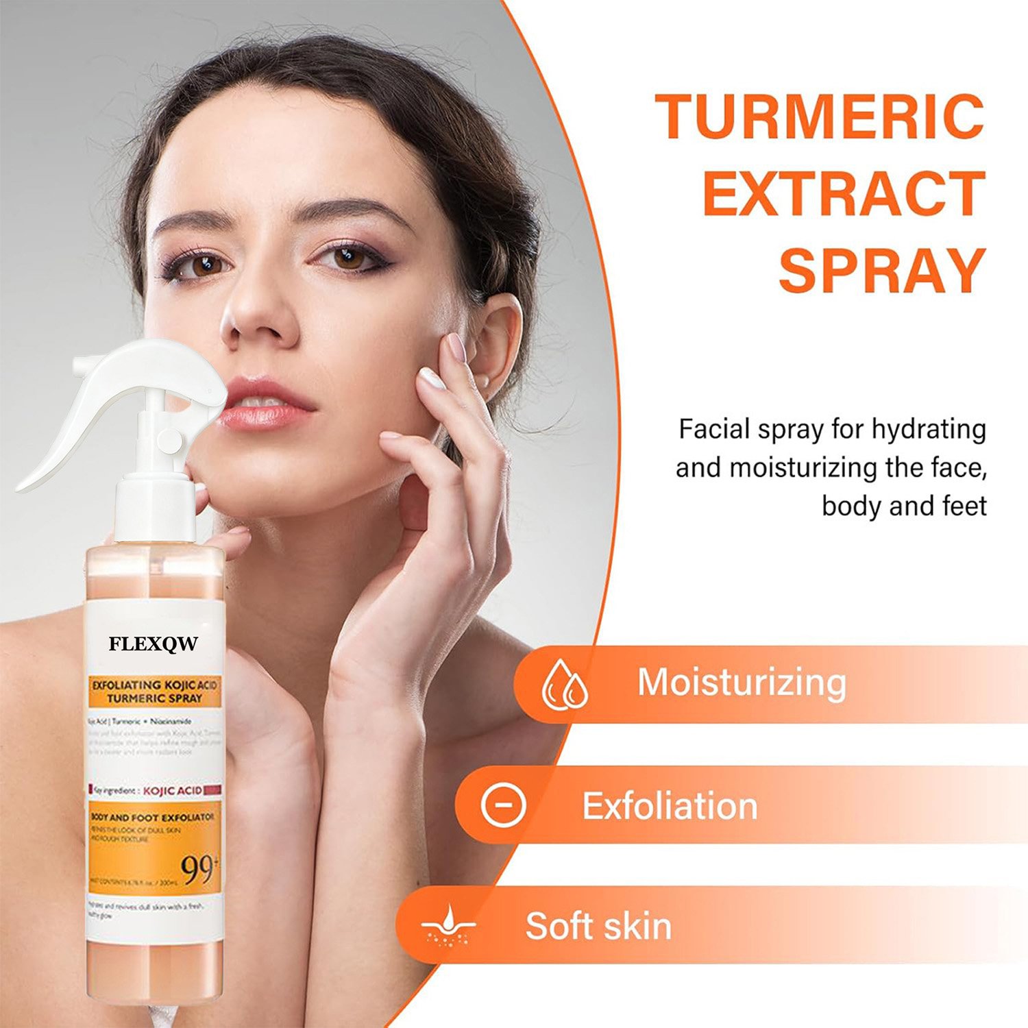 turmeric & kojic acid exfoliating spray turmeric & kojic acid exfoliating spray